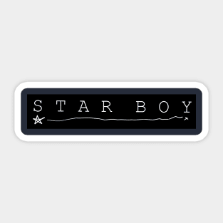 Star boy Sticker